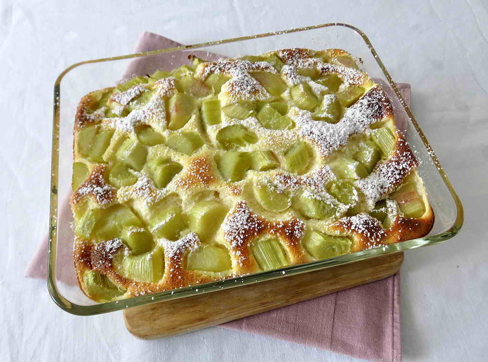 Style Rezepte: Rhabarber Quark Soufflé
