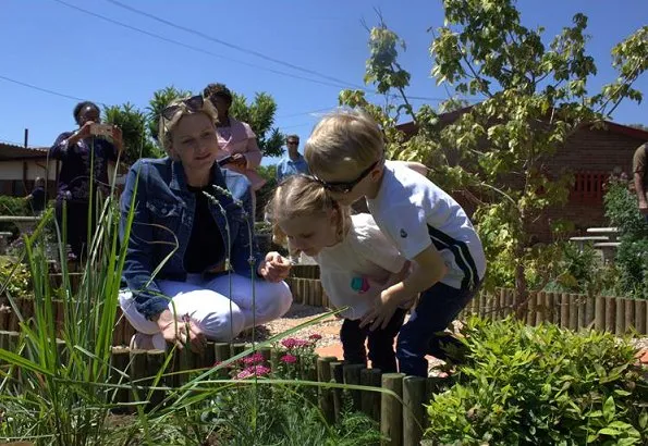 Princess Charlene, Prince Jacques and Princess Gabriella in South Africa