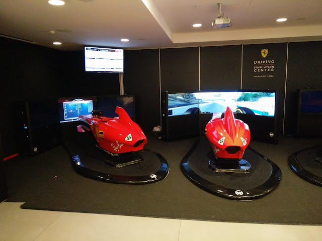 Simulatori di guida Ferrari