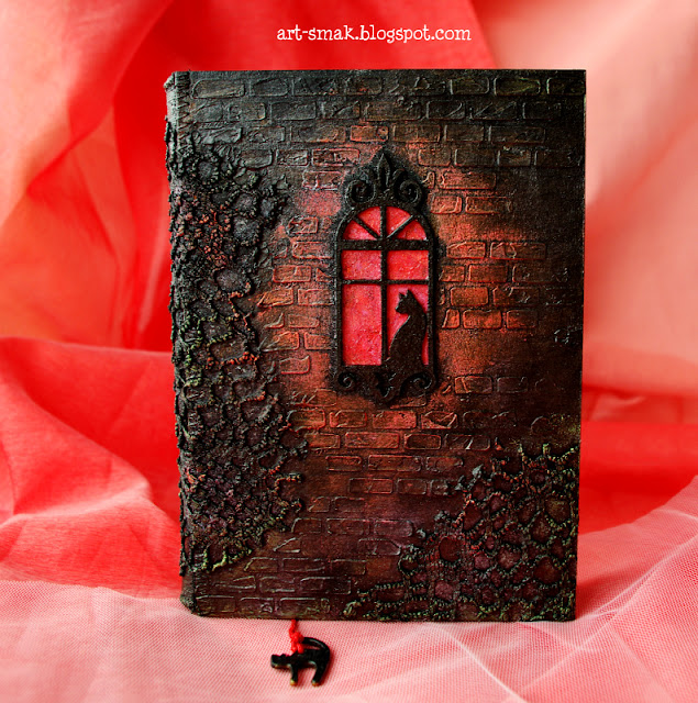 блокнот в готичному стилі Gothic notebook