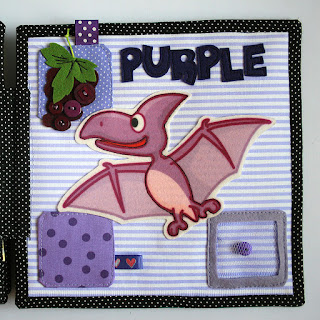 Book of colors. Handmade by TomToy fabric book for kids