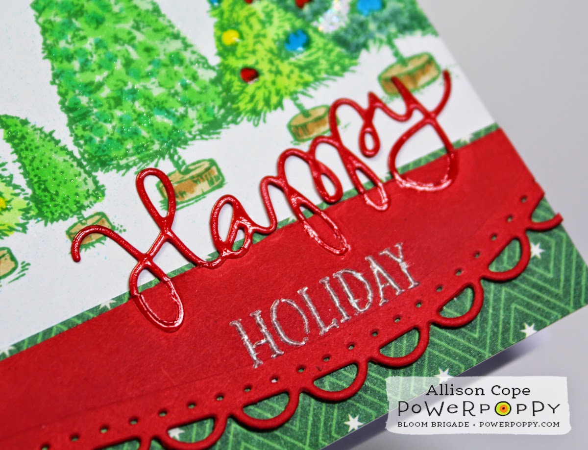 Happy Holidays by Allison Cope from Power Poppy
