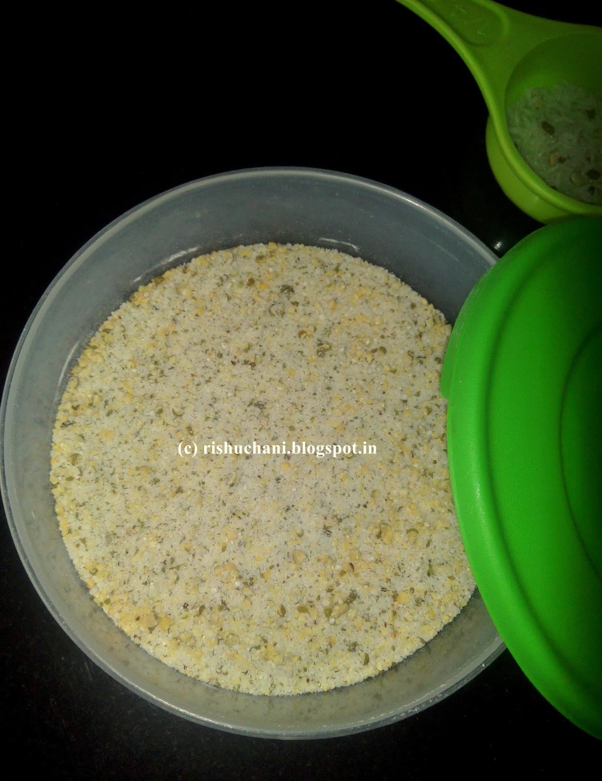 Go Green Homemade Daal, rice cereal for your little one