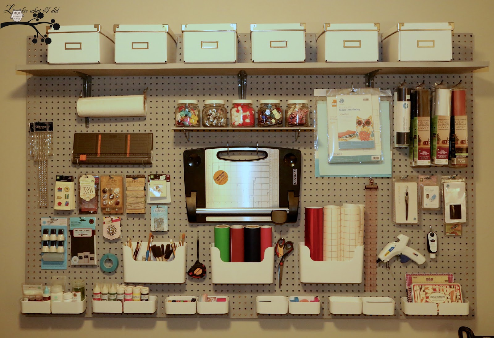 Lookie What I Did Organizing With Pegboard Lookie What I Did Organizing With Pegboard
