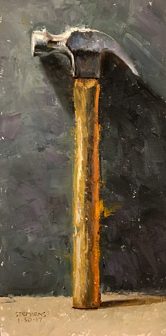 Daily Painting Hammer with a Wooden Handle 5x10