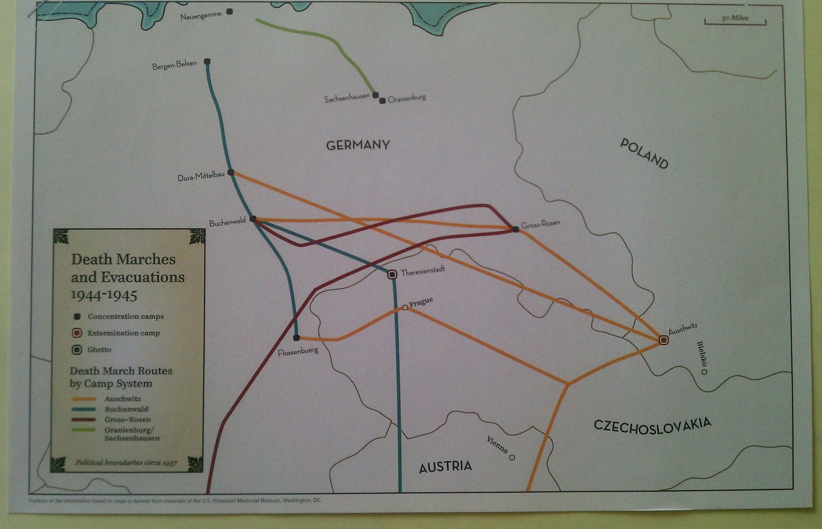 Mrs. McDermott's 8th Grade English One Survivor Remembers Images 7 and 8 Death Marches