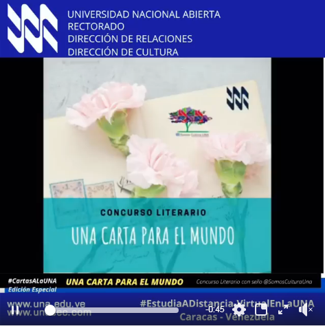 Concurso Literario "Una Carta al Mundo"