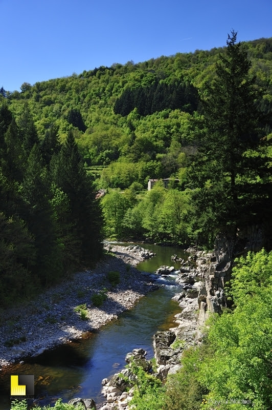 l'eyrieux depuis l'ancienne voie ferrée photo Pascal Blachier