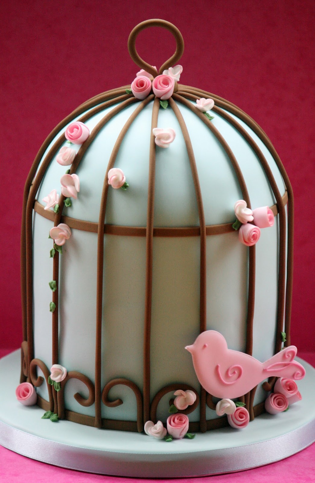 lauralovescakes... Vintage Bird Cage Cake