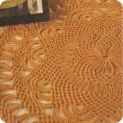 Tapete Naranja a Crochet Tapete Naranja a Crochet