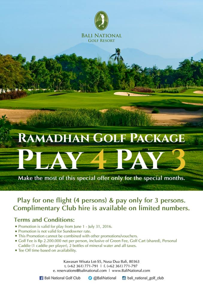 Promo Golf: Bali National Golf Course Ramadhan Package Informasi Promo Golf: Bali National Golf Course Ramadhan Package Informasi
