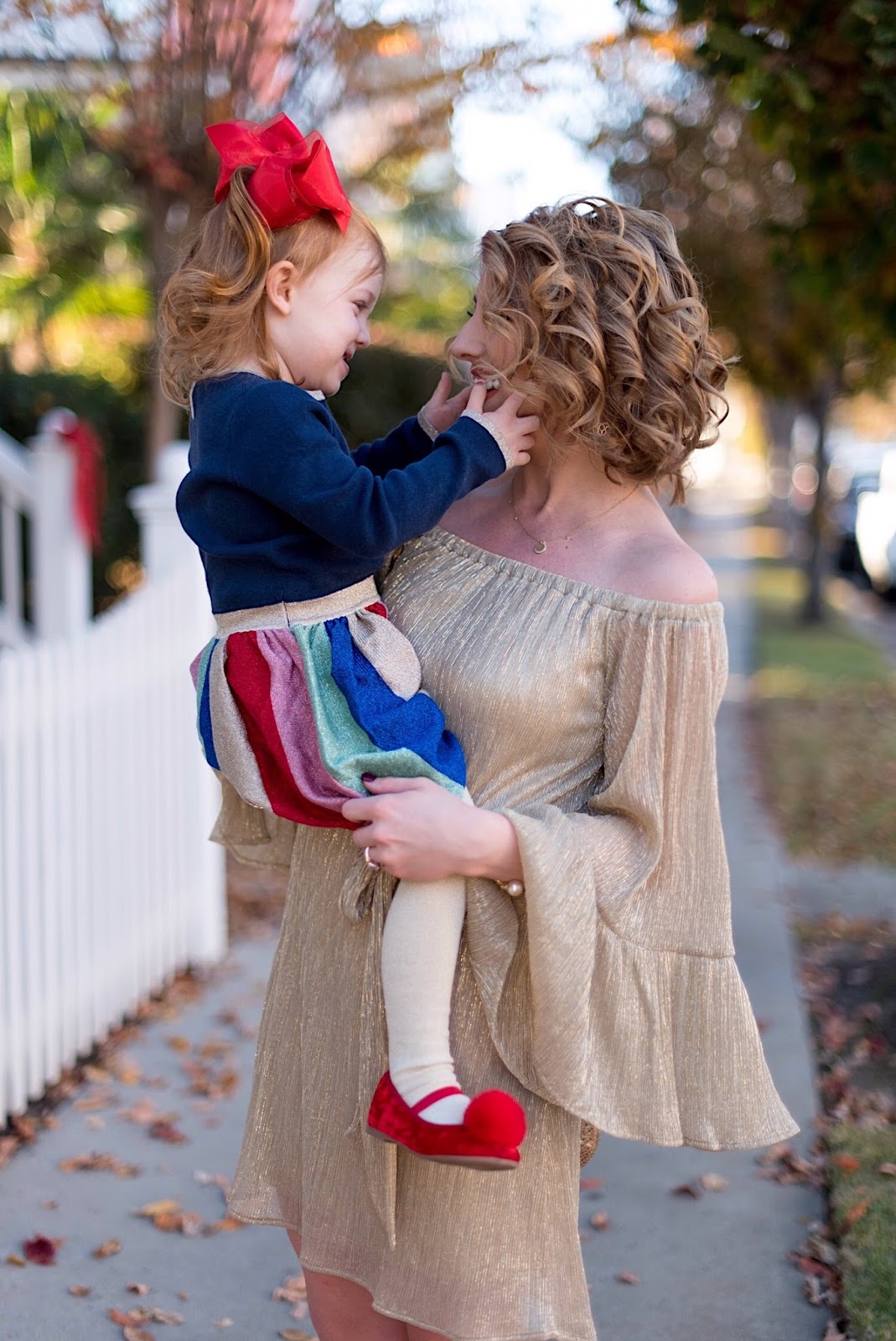 Mommy & Me Dressed Festively - Something Delightful Blog