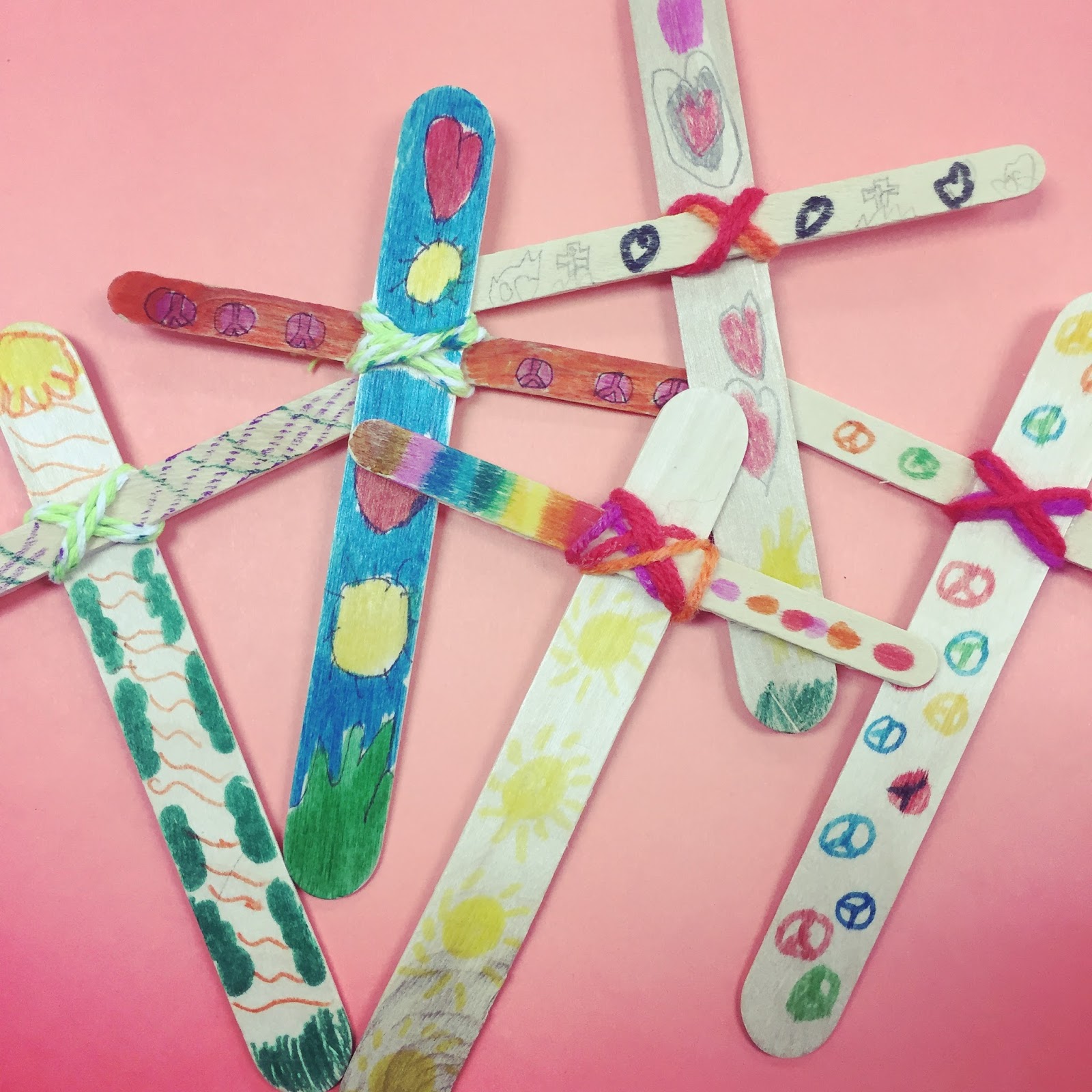 Easy Easter Popsicle Stick Cross Gettin' Crafty with Natalie