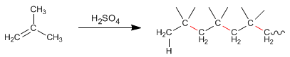 2 метилпропен продукт реакции. Полимеризация метилпропена. Полимеризация 2 метилпропена. ) 2-Метилпропена с водой в присутствии серной кислоты;.