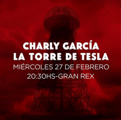 Charly regresa al Gran Rex el 27 de Febrero.