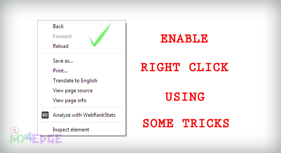 Enable right click trick