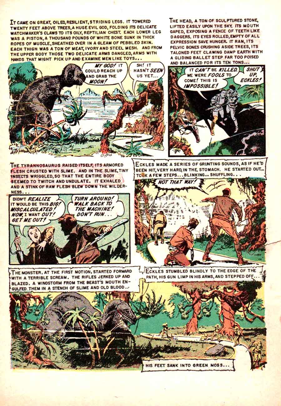 Weird Science-Fantasy #25 golden age 1950s EC science fiction comic book page art by Al Williamson