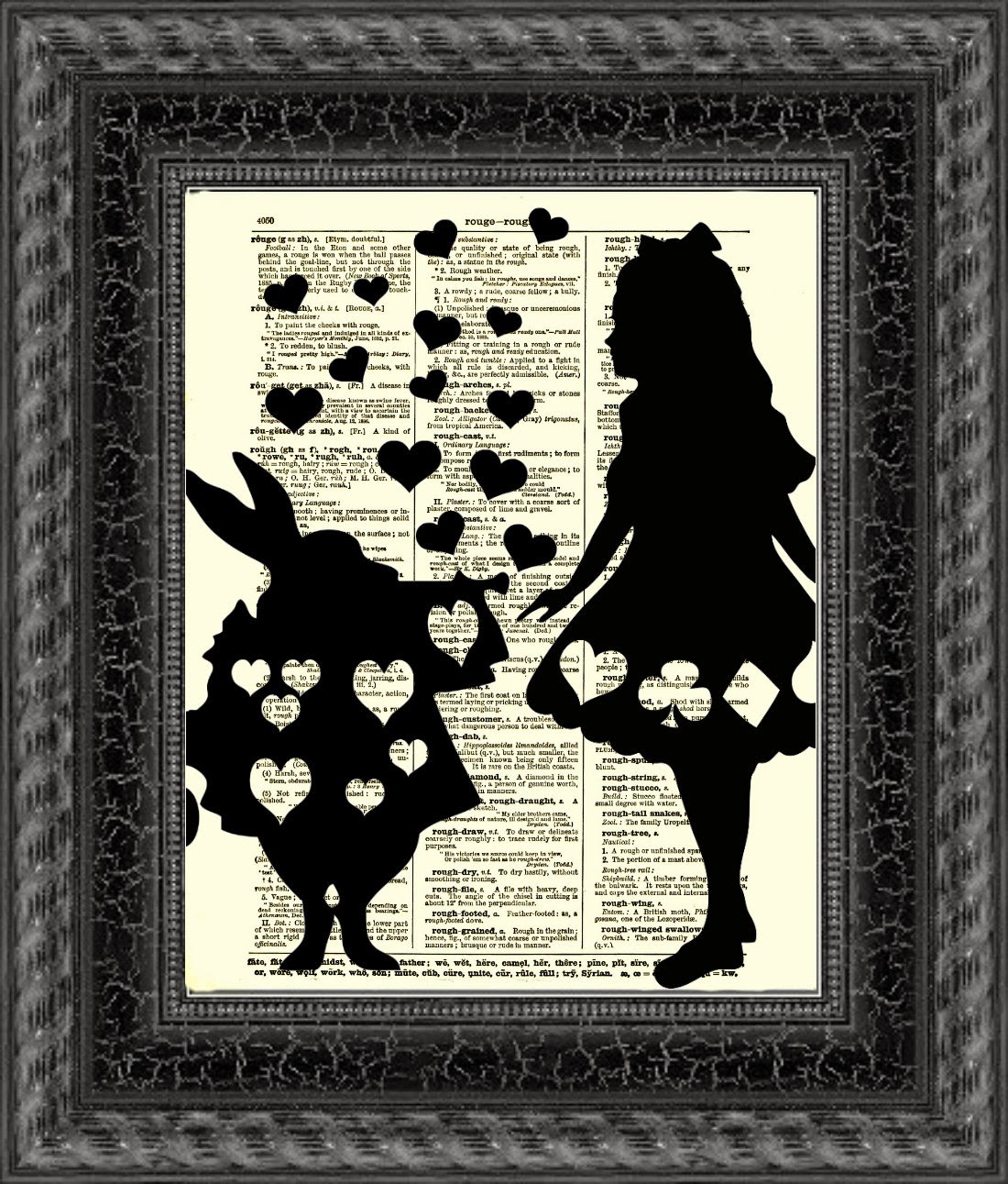01-Alice-in-Wonderland-Belle-Old-Books-and-Dictionaries-in-Re-Imagination-Prints-www-designstack-co