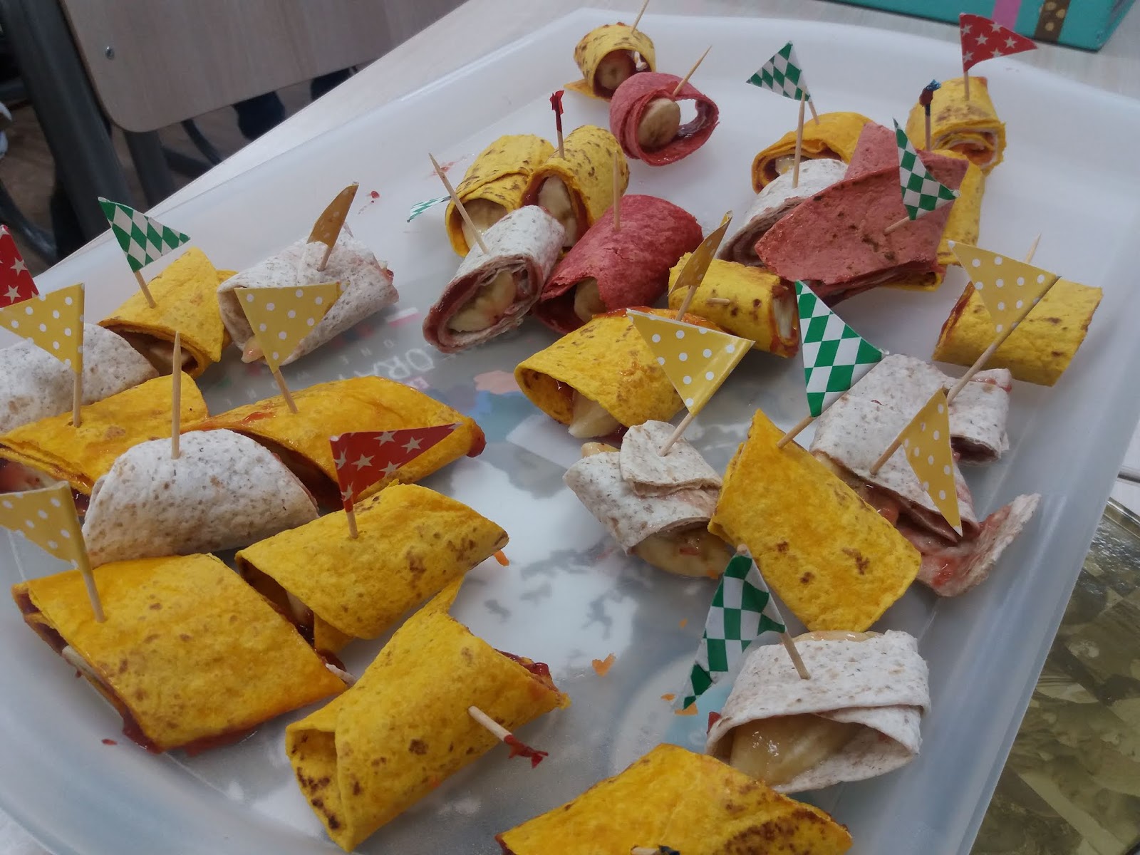 Plezier in de keuken Wraps met roomkaas/kipfilet en wortel en met