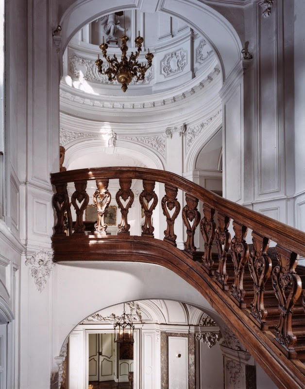 Grand escalier et coupole de l'étage noble