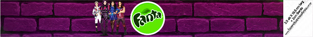 Fiesta de Descencientes: Etiquetas para Candy Bar para Imprimir Gratis. Etiquetas de Fiesta de Descencientes para imprimir gratis.