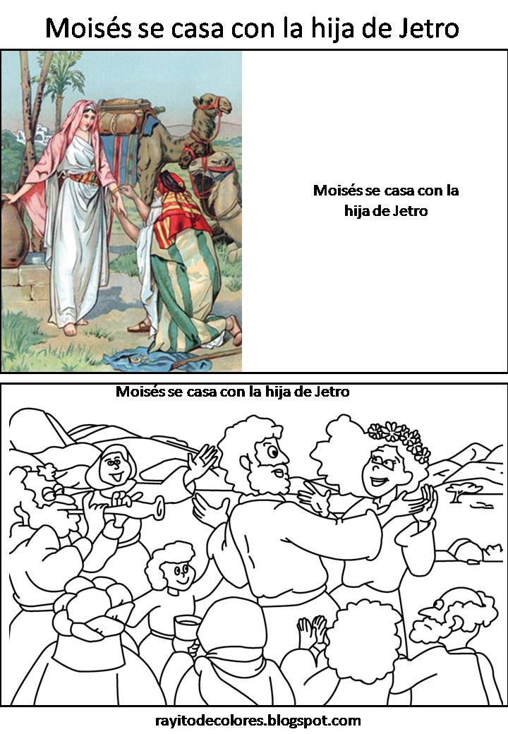 Moisés se casa con la hija de Jetró