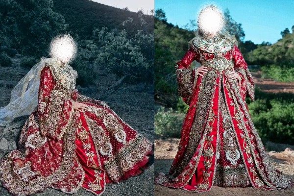 لباس العروس المغربية