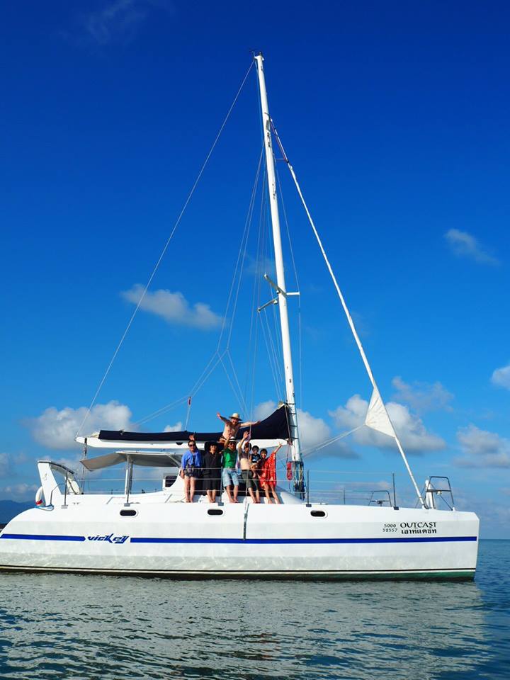 proteus 10.6m sailing catamaran