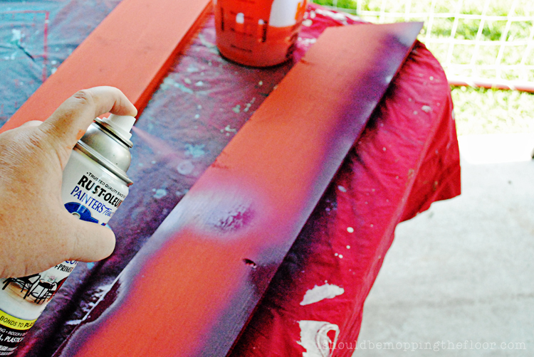 How to Achieve a Chippy LayeredPaint Finish on Wood Pieces i should