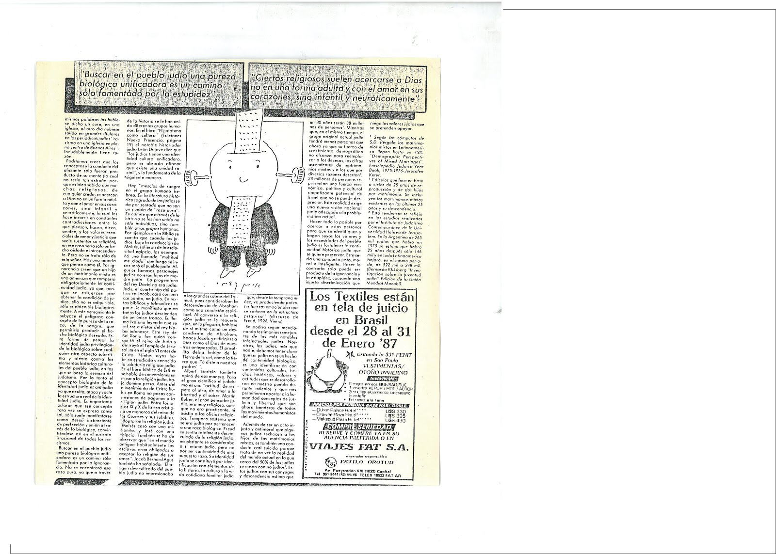 37b - Página 2 PUBLICADO EL 12/12/1986 POR EL PERIÓDICO JUDÍO ARGENTINO NUEVA PRESENCIA. ESTE HECHO