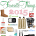 Favorite Things 2015 (Plus An Amazon Gift Card Giveaway...