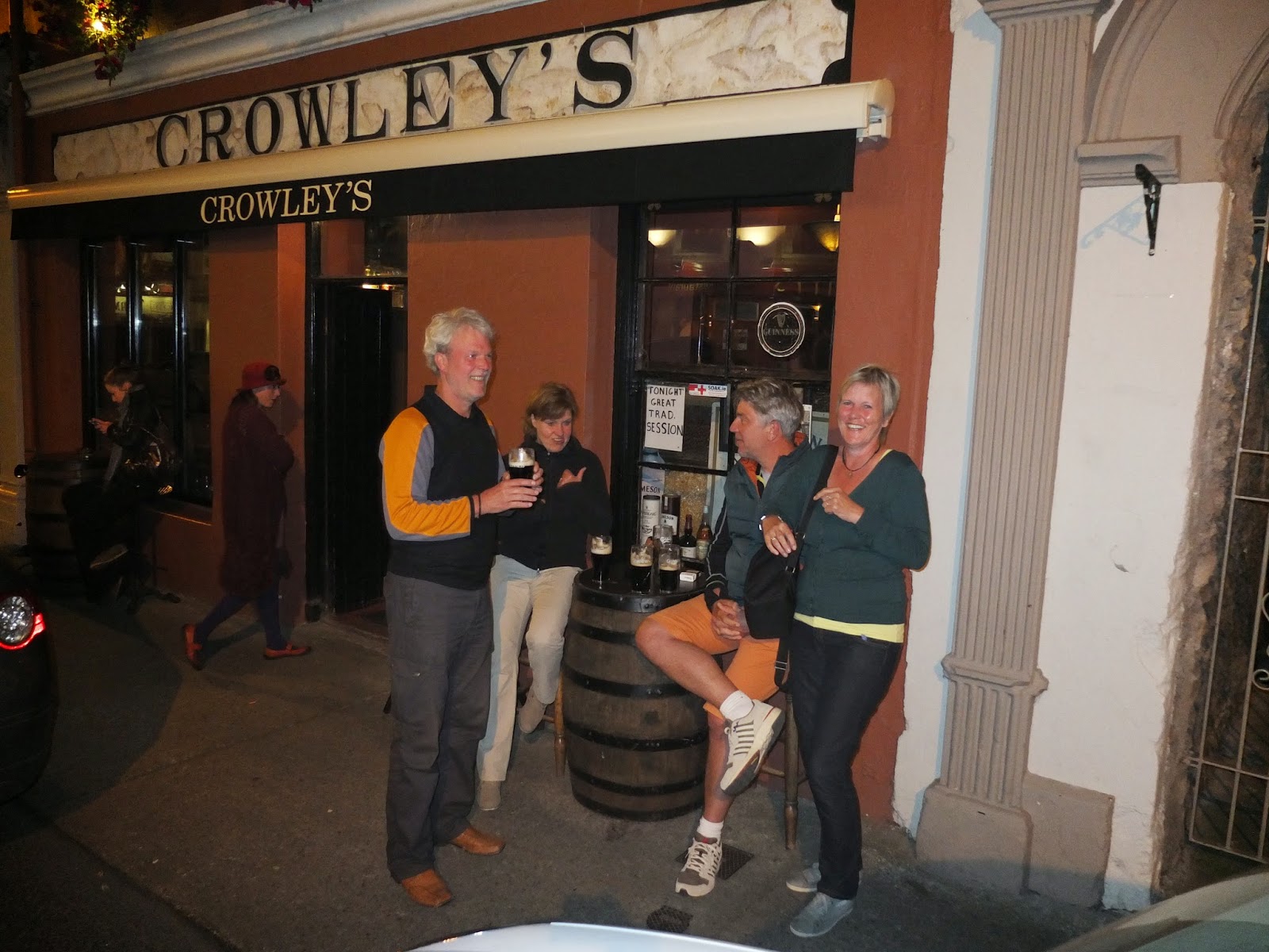 Aquamarine, Kenmare 2011 2014, 2018 Just pictures In Crowleys Bar