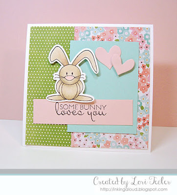 Somebunny Loves You card-designed by Lori Tecler/Inking Aloud-stamps and dies from Verve Stamps