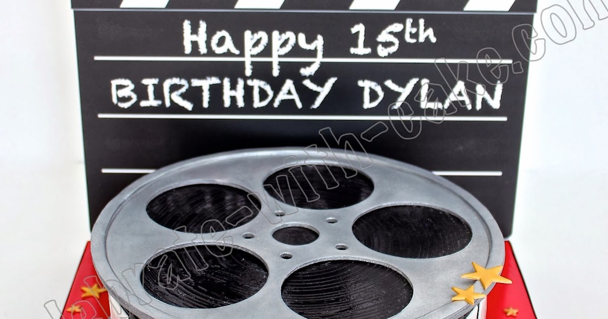 Celebrate with Cake! Director's Board and Film Roll Cake