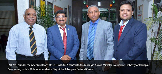 IATCA to felicitate H.E. Mr. Alem Tsehaye Woldemariam, Ambassador of the Republic of Eritrea as The Dean of African Mission in India IATCA to felicitate H.E. Mr. Alem Tsehaye Woldemariam, Ambassador of the Republic of Eritrea as The Dean of African Mission in India