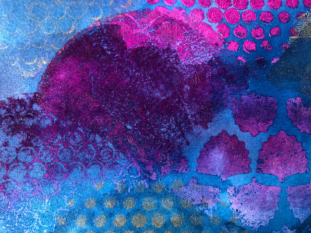 Printing with Gelli Arts® Gelli Arts® + Jane Davenport Gel Printing with Liquid Inks with
