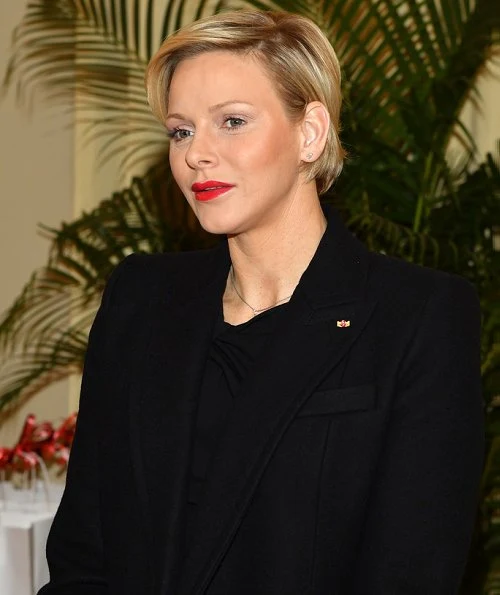 Prince Albert and Princess Charlene distributed gifts to beneficiaries of the Monaco Red Cross on the occasion of the national holiday