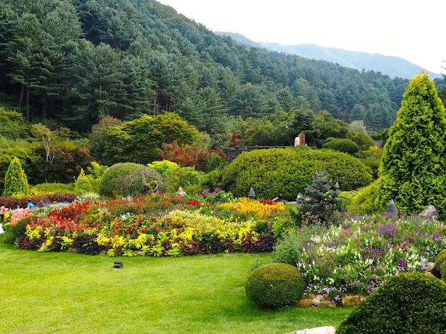 Sunken Garden in the Garden of Morning Calm, Gyeonggi-do, South Korea