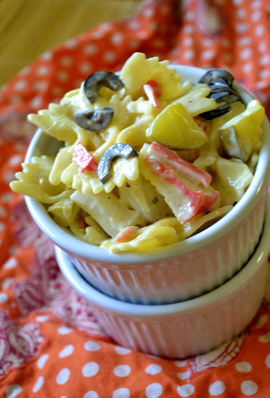 Life's Recipes...: Crab Pasta Salad