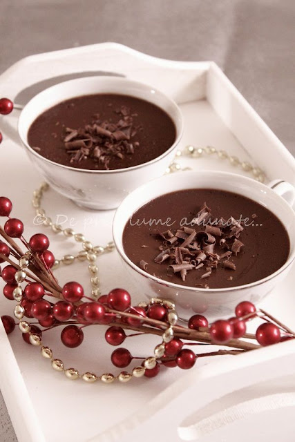 "Ulcele"cu crema de ciocolata/ Chocolate Pots de Creme