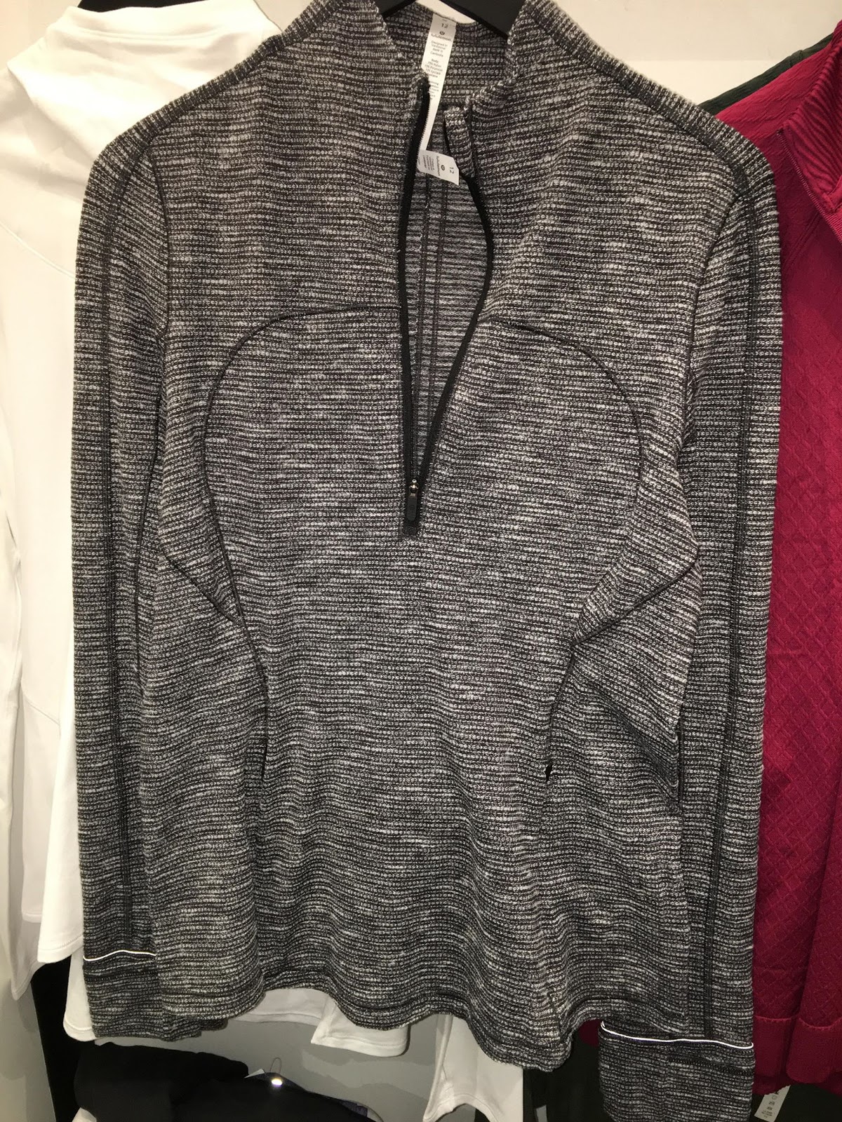 lululemon brisk running half zip