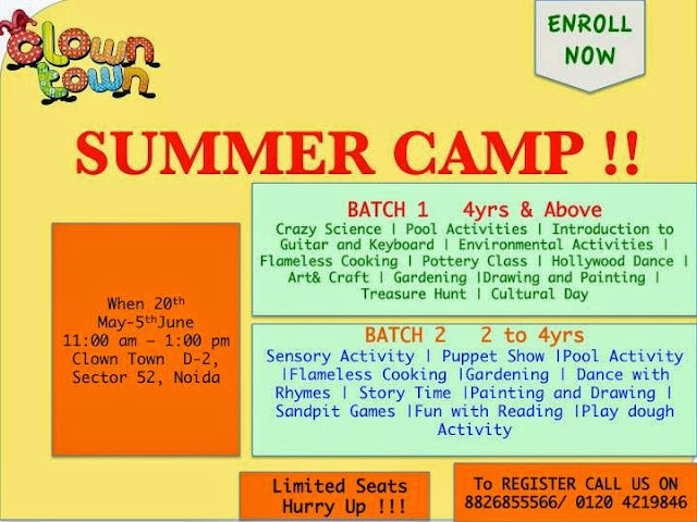 Summer Camp at Clown Town Activity Center, Noida
