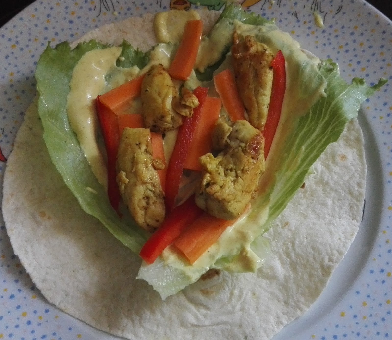 Puten Curry Wrap - Soni - Cooking with love