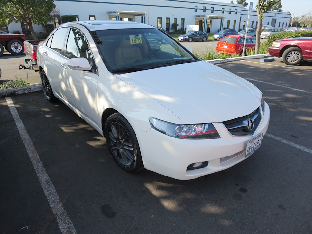 Acura TSX painted Championship White from Almost Everything Auto Body