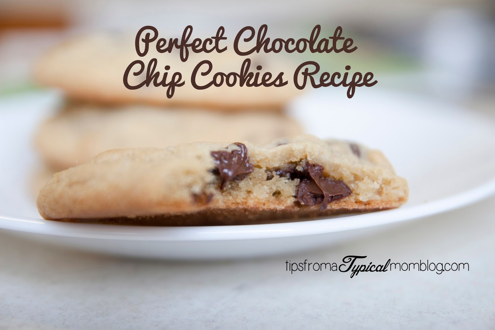 Chocolate Chip Cookie Recipe The Perfect Chocolate Chip Cookie Recipe from Tips From a Typical Mom.