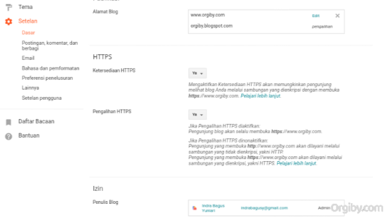 Cara Aktifkan HTTPS Blogger Blogspot Cara Aktifkan HTTPS Blogger Blogspot