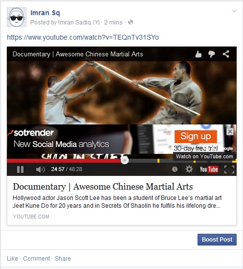 In-Video AdWords Banner Ads on Facebook