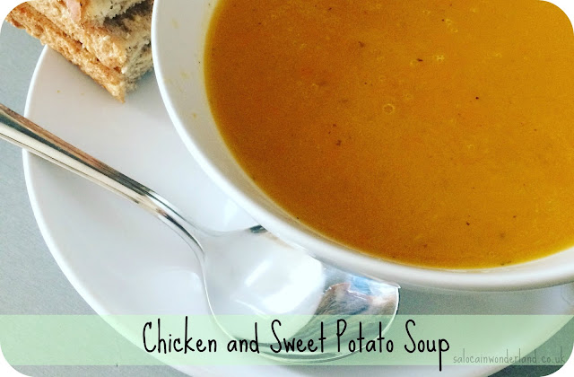 easy chicken and sweet potato soup