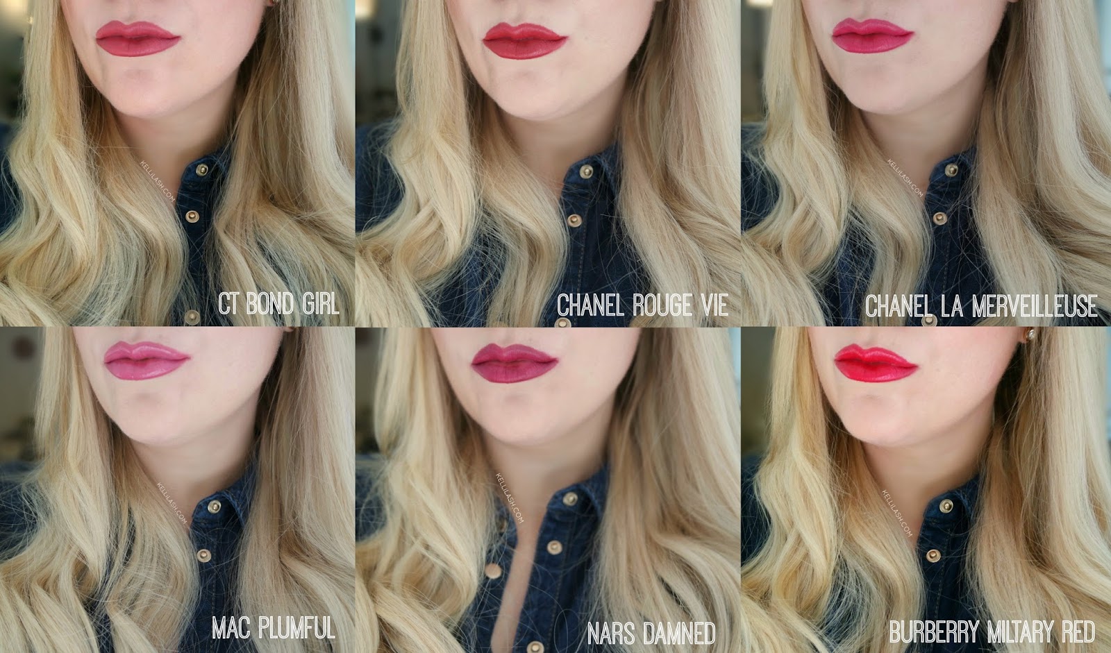 Red/Berry Lipsticks for Winter