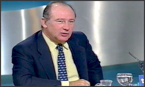 Rodrigo Rato en 1999 en 'Los desayunos de TVE'